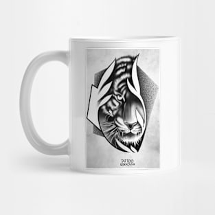 Tiger on the hunt Mug